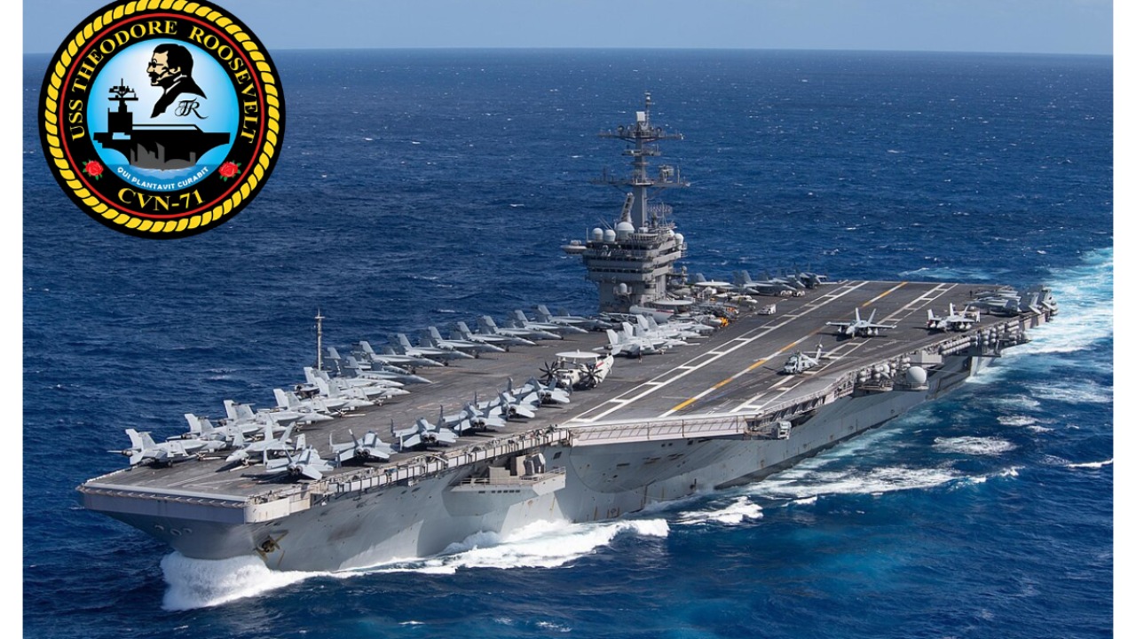 Theodore Roosevelt Aircraft Carrier - Homeward Bound For The Holidays