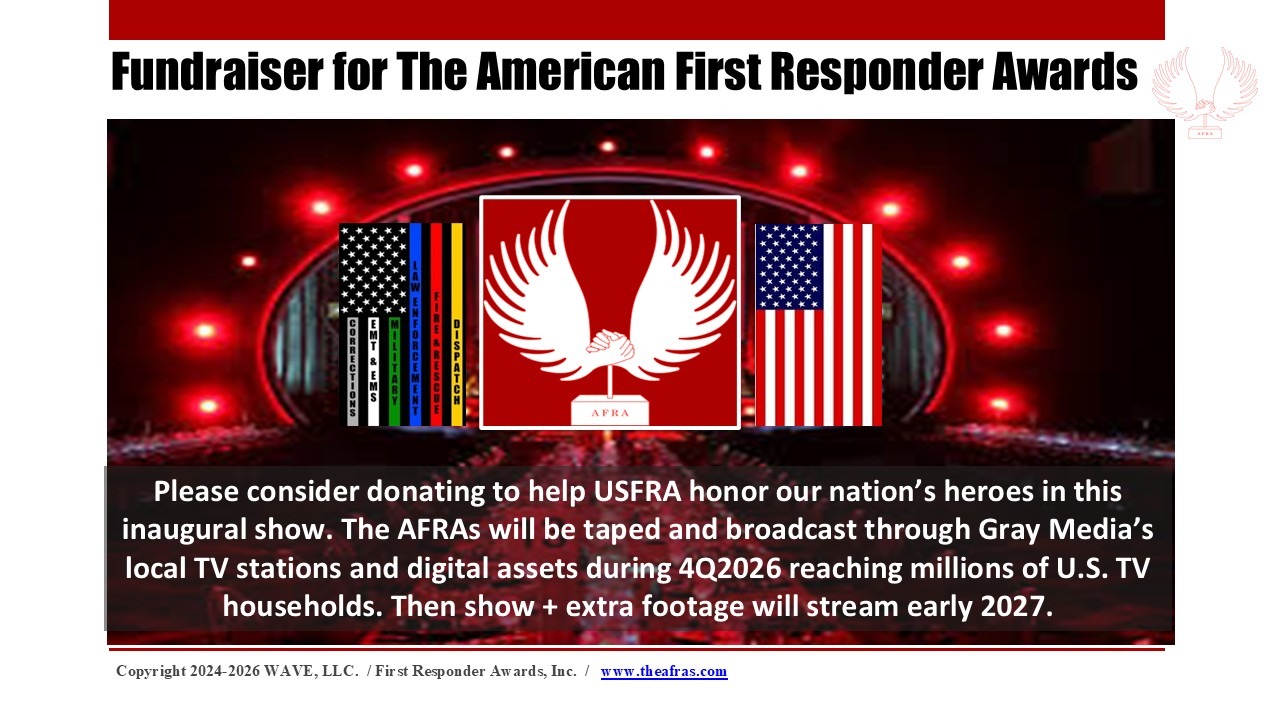 Support the American First Responder Awards show